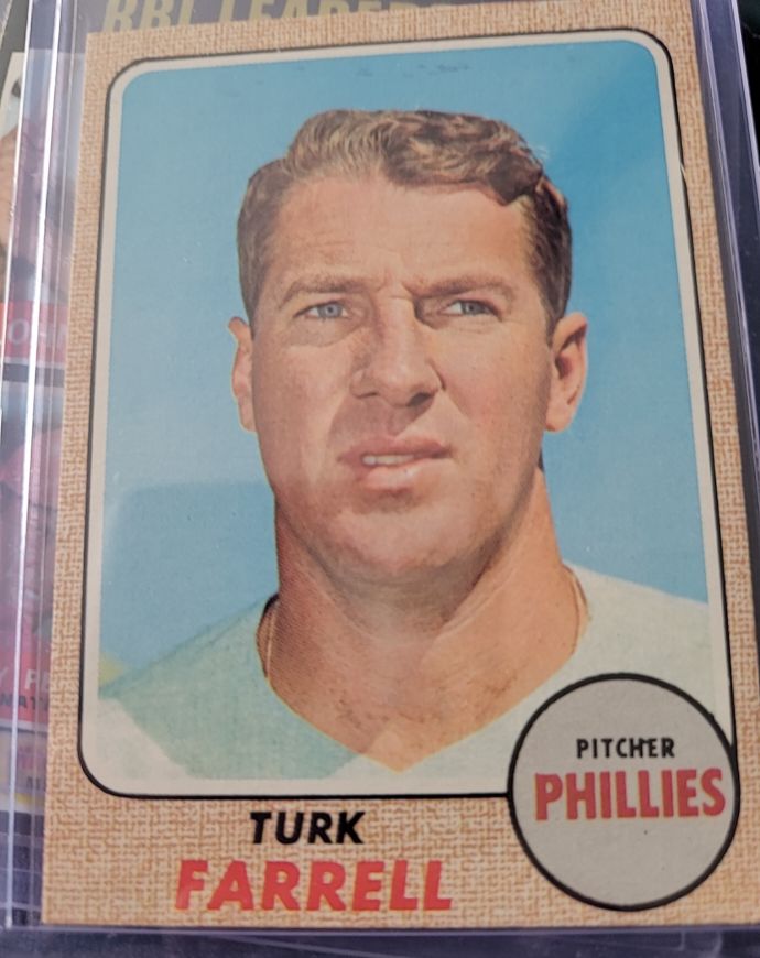 1968 Topps #217 Turk Farrell — front