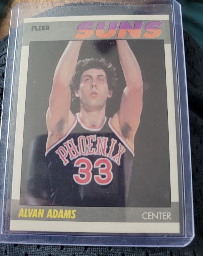 1987-88 Fleer #2 Alvan Adams — front
