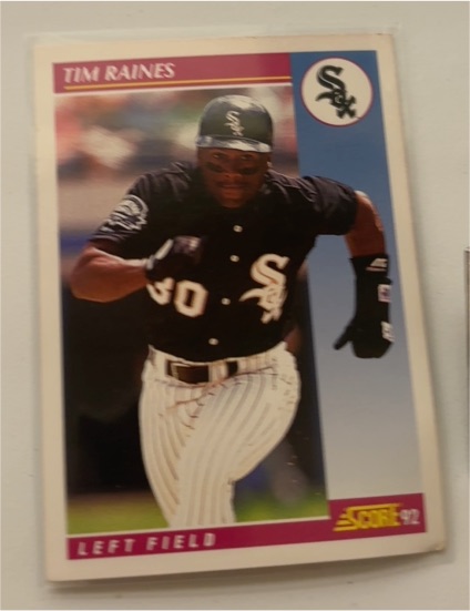 1992 Score #635 Tim Raines — front