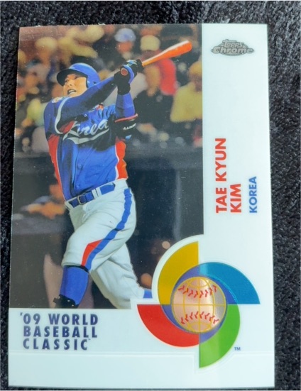 2009 Topps Chrome World Baseball Classic #W18 Tae Kyun Kim — front