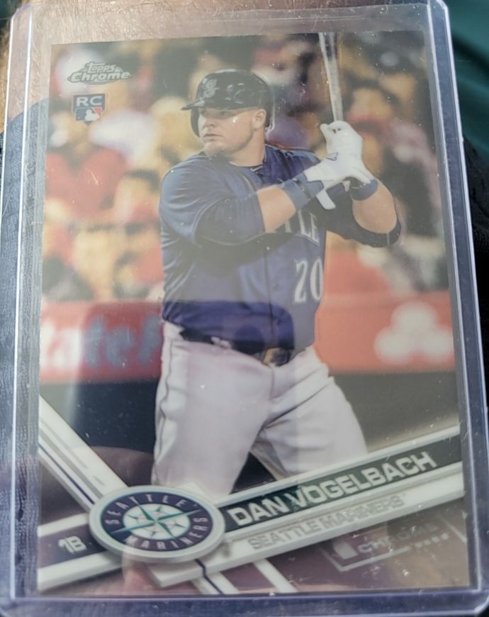 2017 Topps Chrome #86 Dan Vogelbach — front