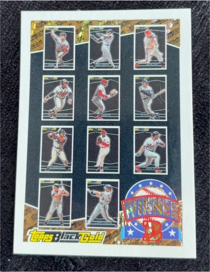 1993 Topps Black Gold Winner B Baseball Card — front