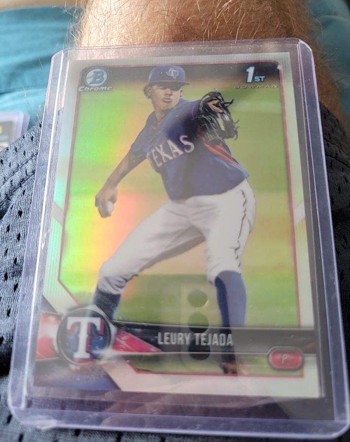 2018 Bowman Chrome Draft #BDC-174 Leury Tejada — front
