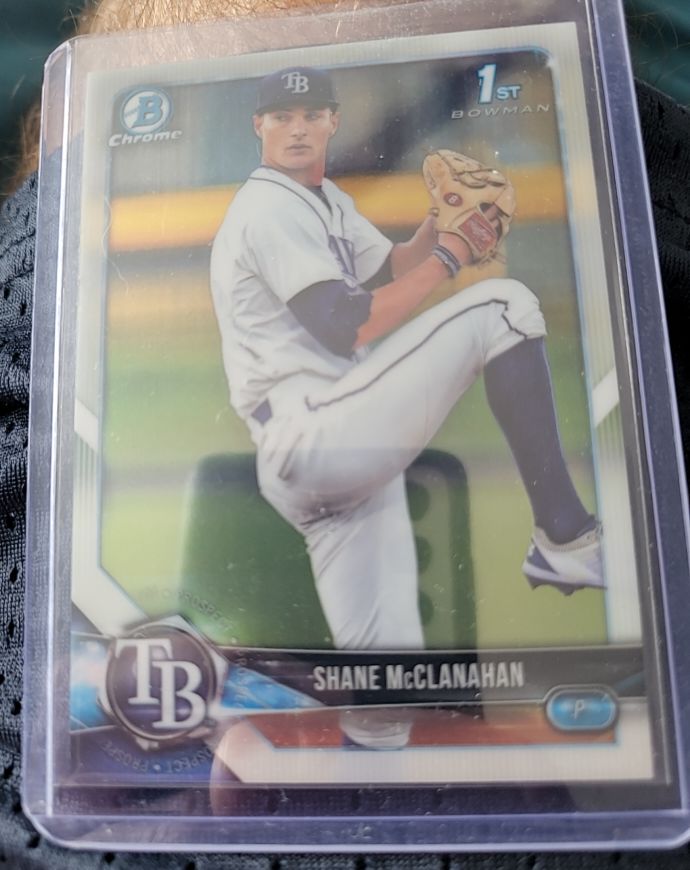2018 Bowman Chrome Draft #BDC-9 Shane McClanahan — front