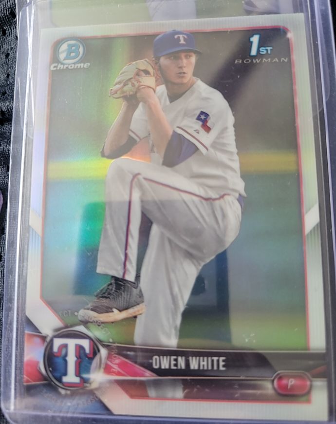2018 Bowman Draft Chrome #BDC-159 Owen White — front