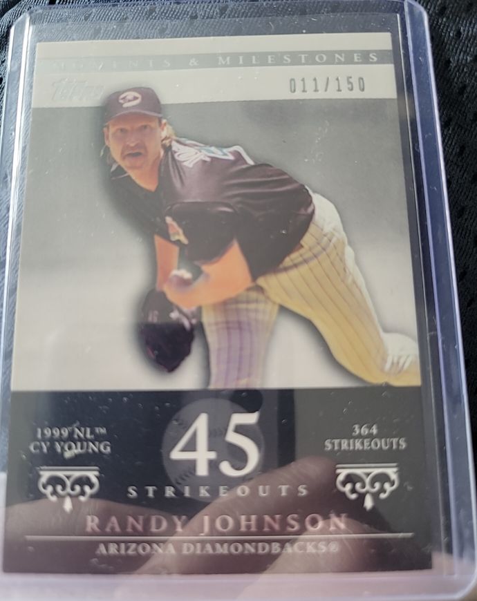 2007 Topps Moments & Milestones #55-51 Randy Johnson — front