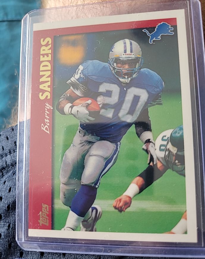 1997 Topps #290 Barry Sanders — front