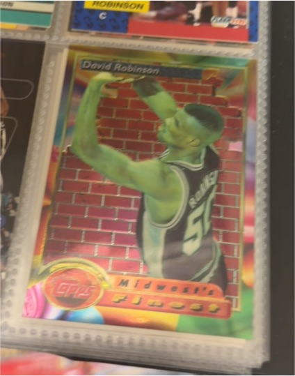1993-94 Topps Finest #118 David Robinson — front