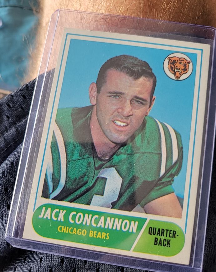 1968 Topps #153 Jack Concannon — front