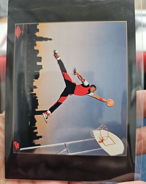 1994 Upper Deck Nike Poster Card #NNO Michael Jordan Jumpman — front