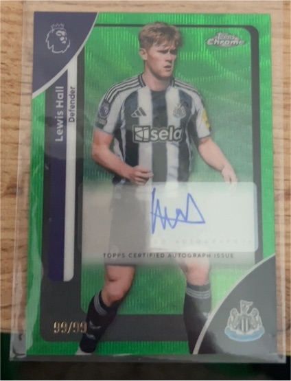 2026 Topps Chrome Premier League #AC-LH Lewis Hall — front