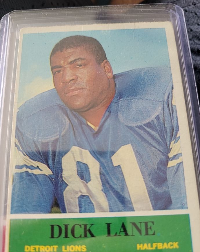 1964 Philadelphia #61 Dick Lane — front