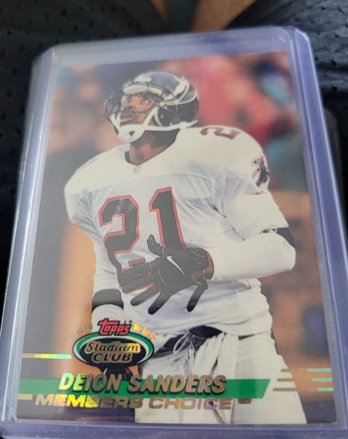 1993 Topps Stadium Club Members Choice #493 Deion Sanders — front