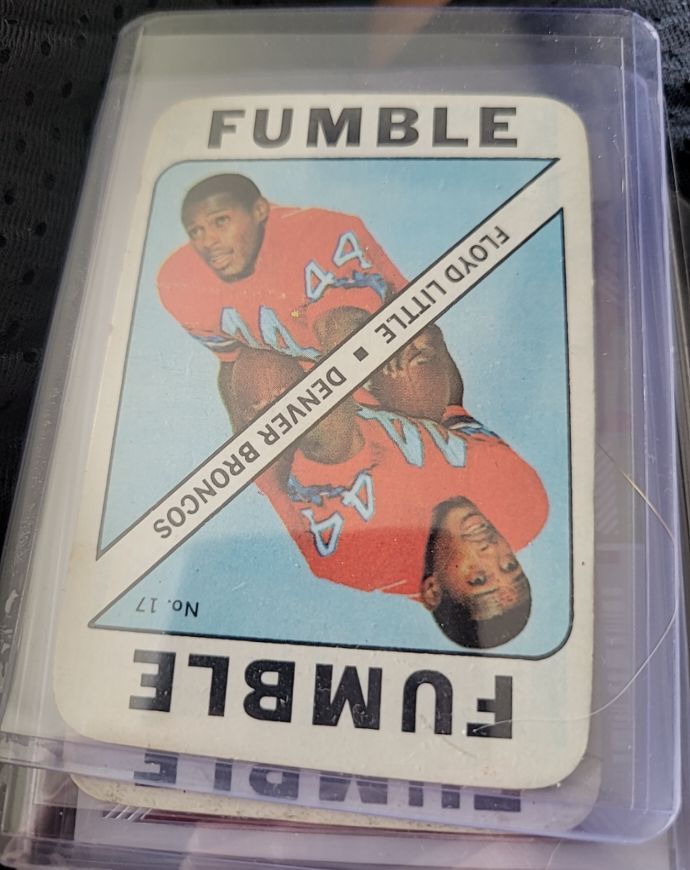 1971 Topps Football Game Card #17 Floyd Little — front