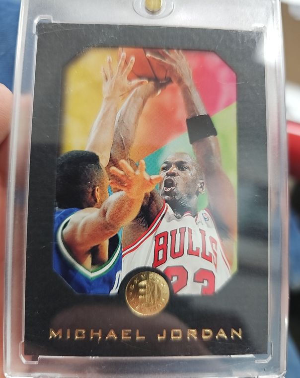 1995-96 Skybox E-XL Black #10 Michael Jordan — front