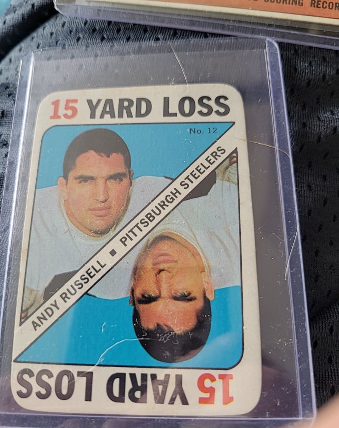 1971 Topps Football Game Card #12 Andy Russell — front