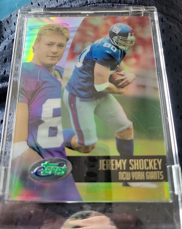 2002 eTopps #82 Jeremy Shockey — front