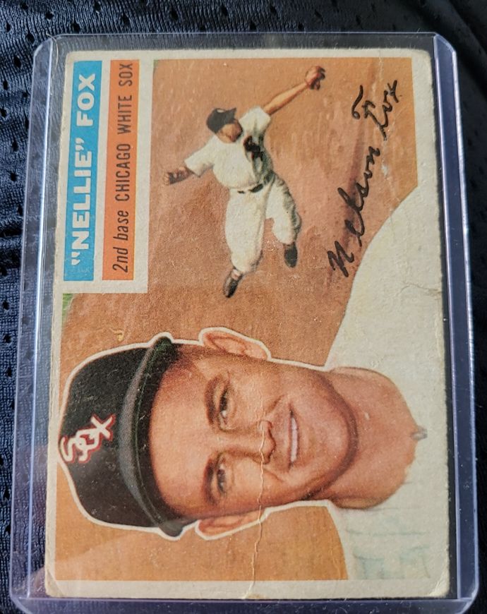 1956 Topps #118 Nellie Fox — front