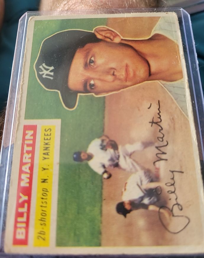 1956 Topps #181 Billy Martin — front