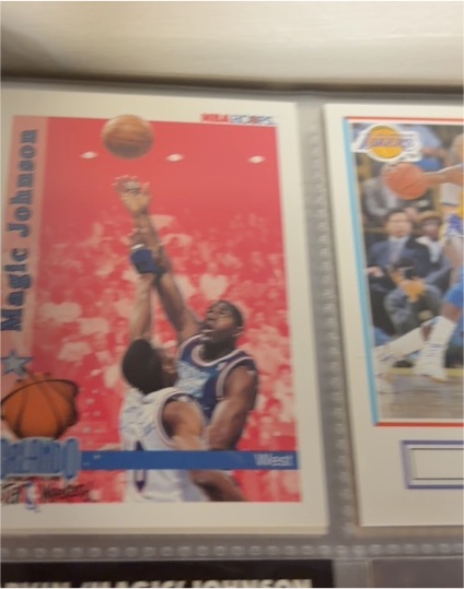 1992-93 NBA Hoops All-Star #309 Magic Johnson — front