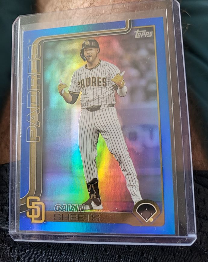 2025 Topps Update Series #US225 Gavin Sheets — front