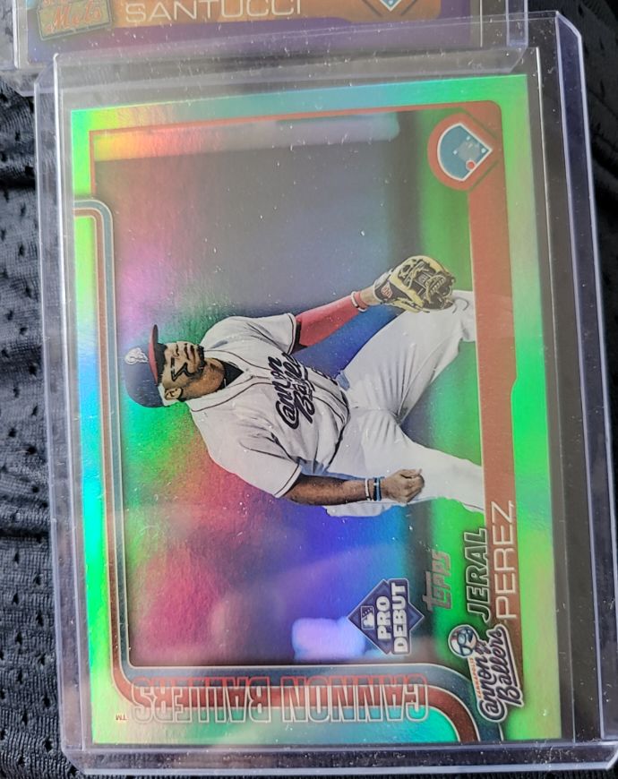2025 Topps Pro Debut Chrome #PDC-24 Jeral Perez — front