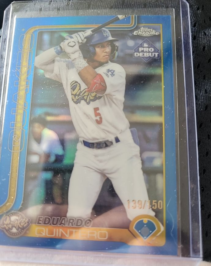 2025 Topps Pro Debut Chrome #PDC-197 Eduardo Quintero — front
