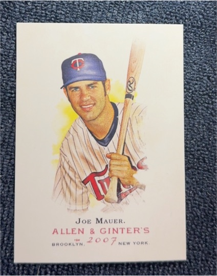 2007 Topps Allen & Ginter #165 Joe Mauer — front