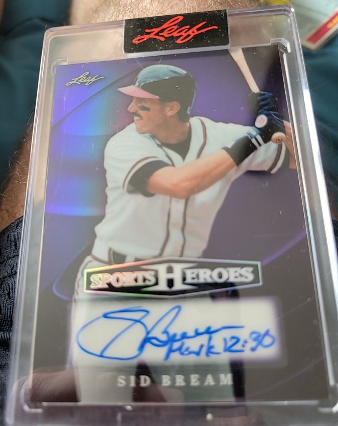 2026 Leaf Sports Heroes Sid Bream — front