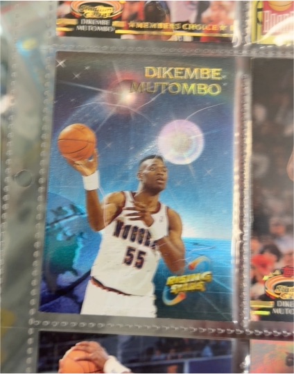 1994-95 Topps Stadium Club Rising Stars #9 Dikembe Mutombo — front