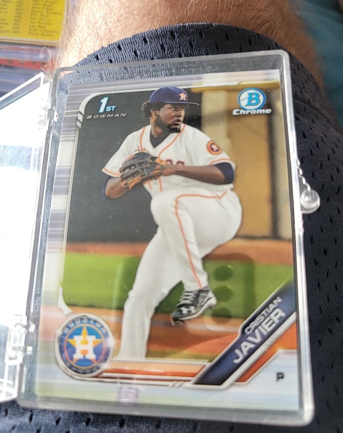 2019 Bowman Chrome #BCP-32 Cristian Javier — front