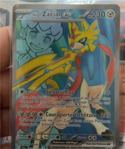 2022 Pokémon TCG Journey Together #176 Hop's Zacian ex — front