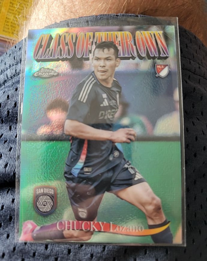 2025 Topps Chrome MLS #CO-9 Chucky Lozano Class of Their Own — front