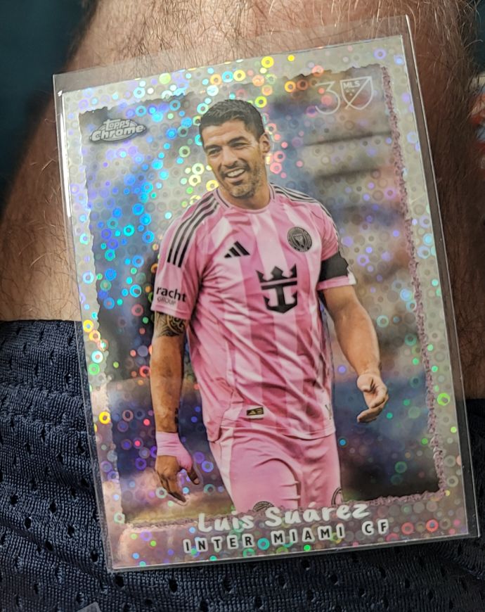 2025 Topps Chrome MLS #NF-29 Luis Suarez — front