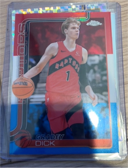 2025-26 Topps Chrome #214 Gradey Dick — front