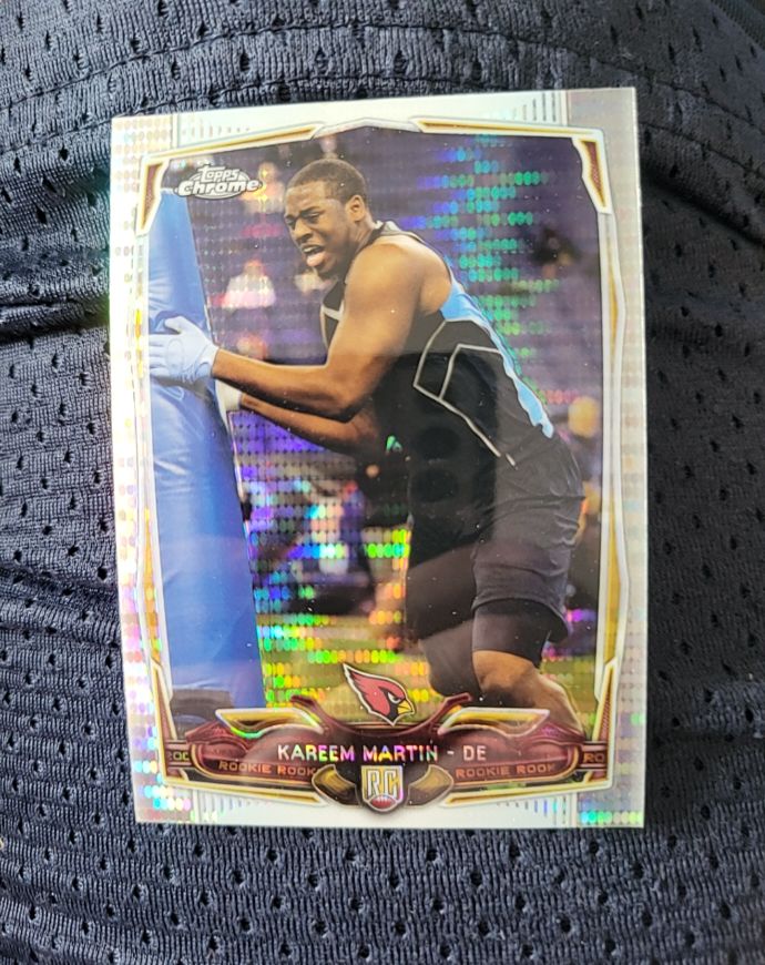 2014 Topps Chrome #162 Kareem Martin — front
