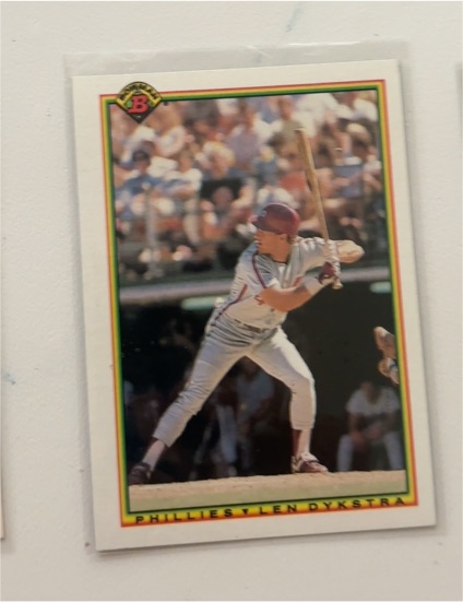 1990 Bowman #152 Lenny Dykstra — front