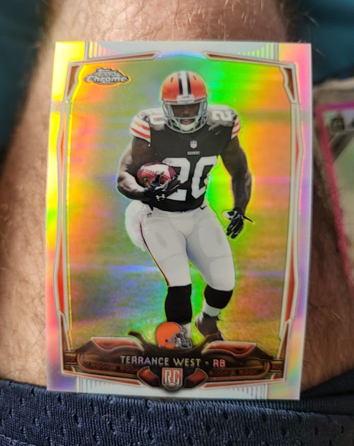 2014 Topps Chrome #202 Terrance West Rookie — front
