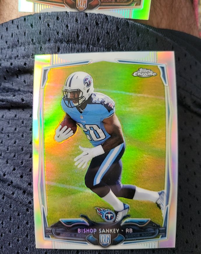 2014 Topps Chrome #163 Bishop Sankey Rookie Titans — front
