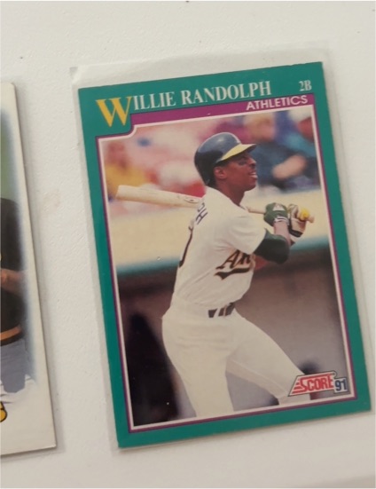 1991 Score #194 Willie Randolph — front