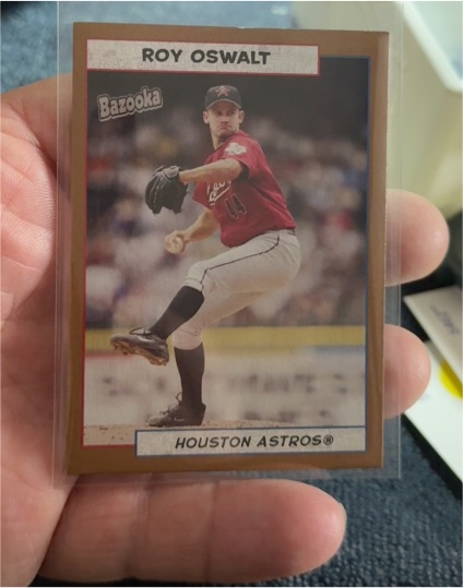 2005 Topps Bazooka #128 Roy Oswalt — front