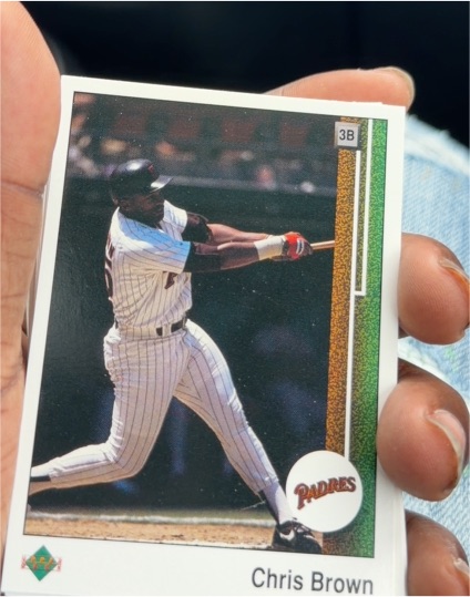 1989 Upper Deck #193 Chris Brown — front