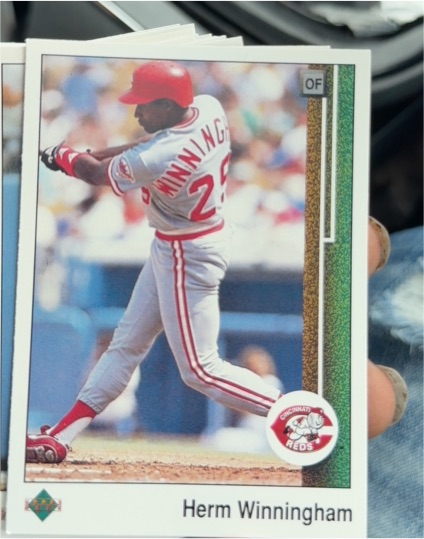 1989 Upper Deck #636 Herm Winningham — front