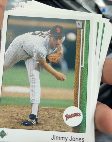 1989 Upper Deck #286 Jimmy Jones — front