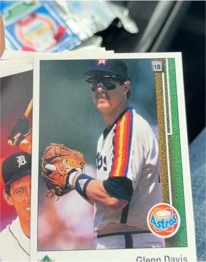 1989 Upper Deck #443 Glenn Davis — front