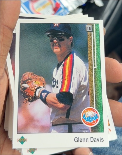 1989 Upper Deck #443 Glenn Davis Houston Astros — front
