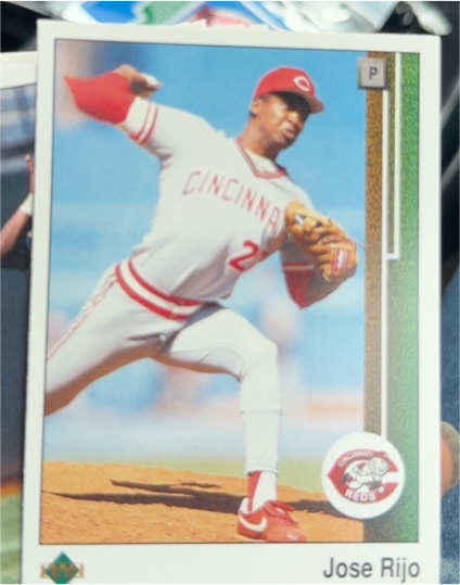 1989 Upper Deck #619 Jose Rijo — front