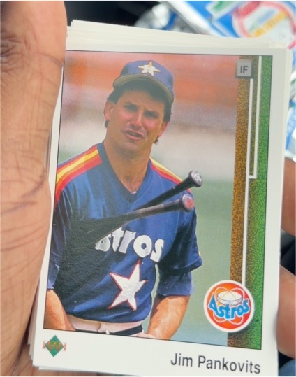 1989 Upper Deck #100 Jim Pankovits Houston Astros — front