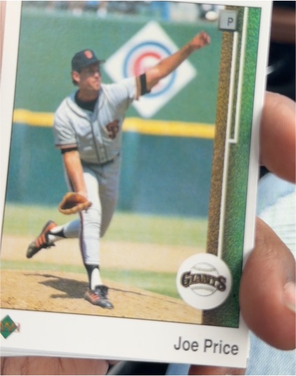 1989 Upper Deck #505 Joe Price — front