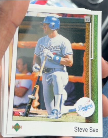 1989 Upper Deck #53 Steve Sax — front